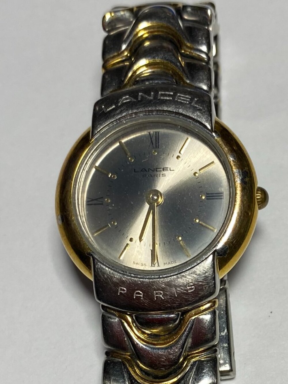 Lancel Paris Gold/ Silver Tone Ladies Watch
